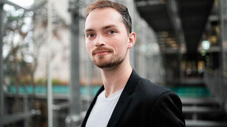 Fabian Griewel im Deutschen Bundestag