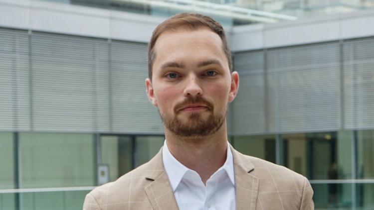 Fabian Griewel im Deutschen Bundestag